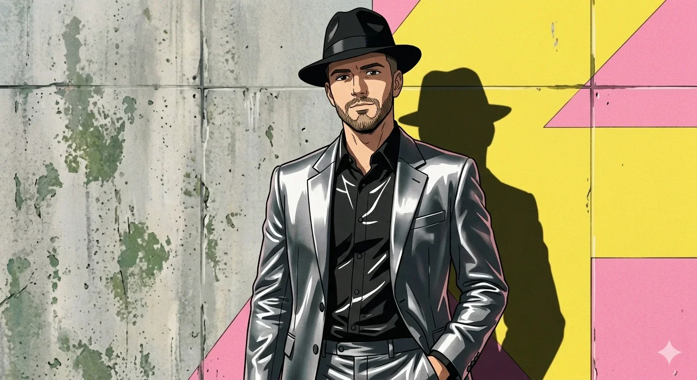 Neon Noir — Retro Anime Gentleman