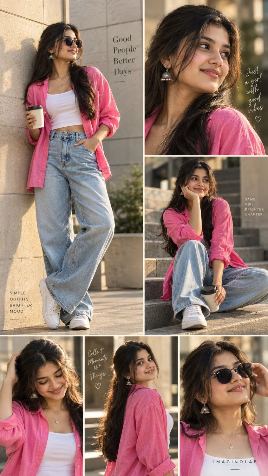Golden-Hour Urban Fashion Moodboard
