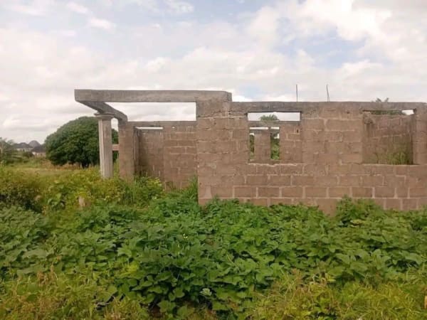 Uncompleted 3-Bedroom Flat for Sale for sale in Ajaba, after Deeper Life Camp, Makurdi, Benue