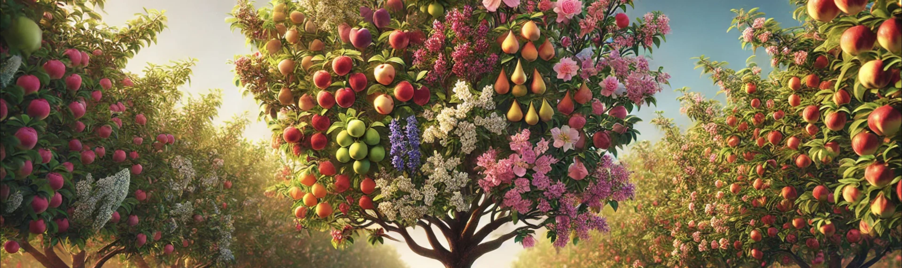 Дерево-сад: кілька сортів на одному дереві — ідея для маленької ділянки