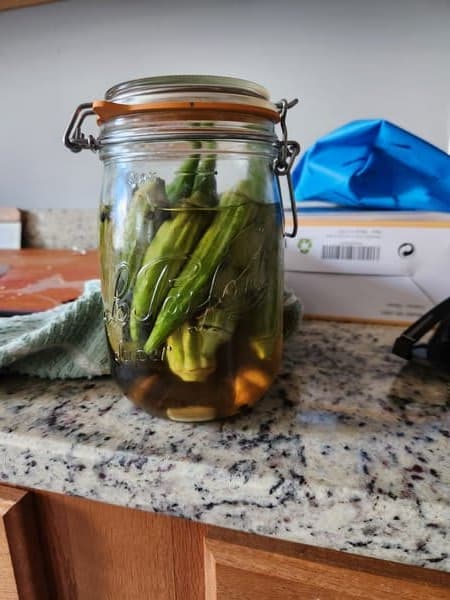 pickled okra