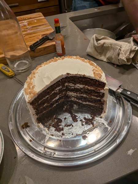 gingerbread layer cake