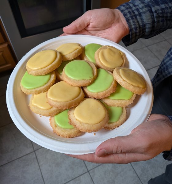holiday citrus shortbread