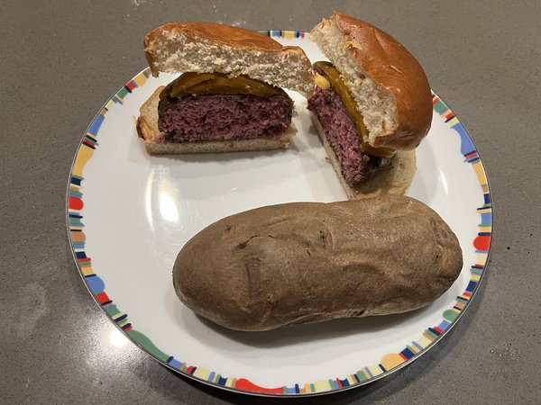 Hamburgers in a Beer Cooler