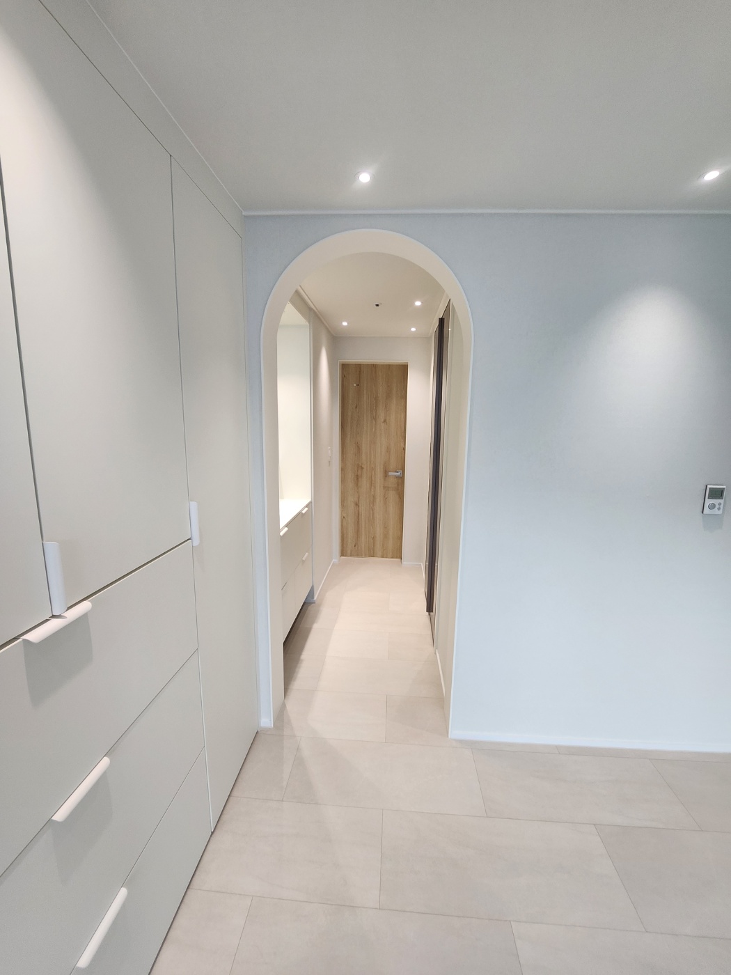 안방 아치 게이트 조명