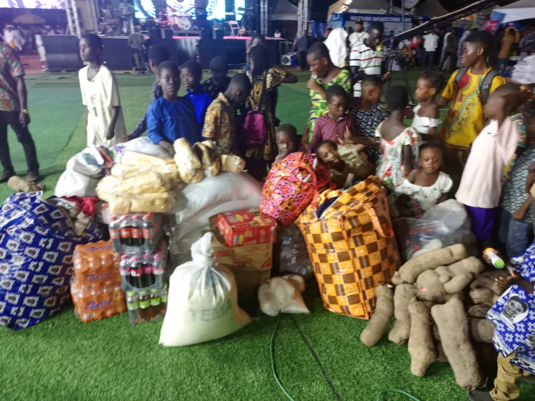 donation at an event