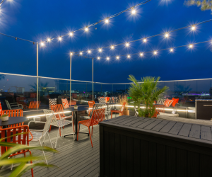 Outdoor social spaces