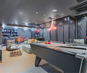 Communal lounge social space