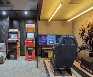 Communal lounge social space