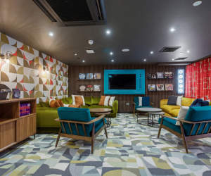 Communal lounge social space