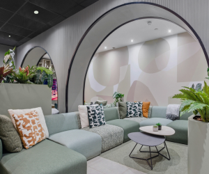 Communal lounge social space