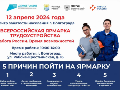 Всероссийская ярмарка трудоустройства 
