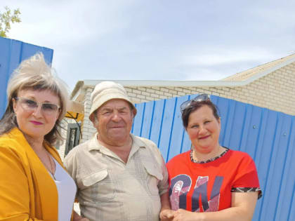 Жители села приняли участие в простой и доброй акции