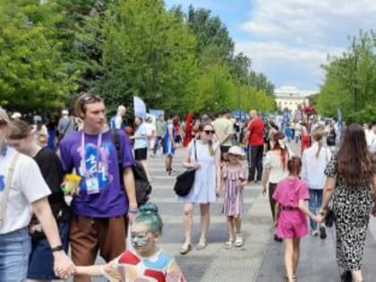 В Волгограде - третий день молодежного фестиваля #ТриЧетыре