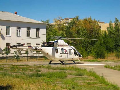 25 раз с начала года санитарный вертолет прилетал за экстренными больными в Камышин