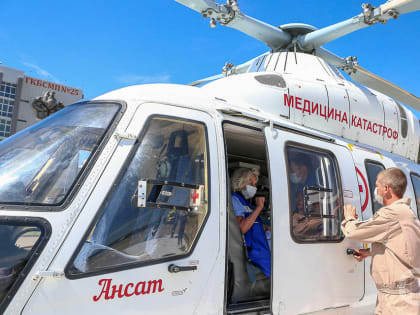 3-месячного ребенка доставили в больницу волгоградской санавиацией