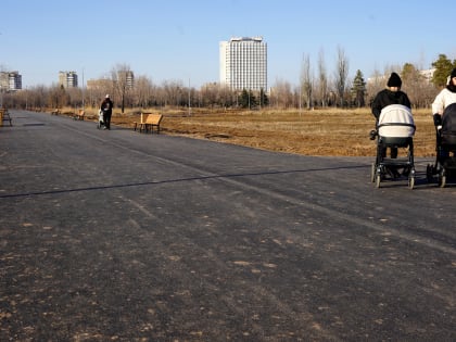 На аллее в парке «Волжский» появятся новые объекты благоустройства