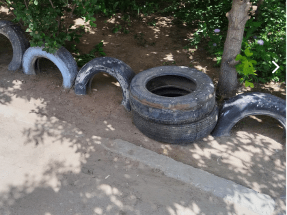 Дворы Волжского освободят от покрышек