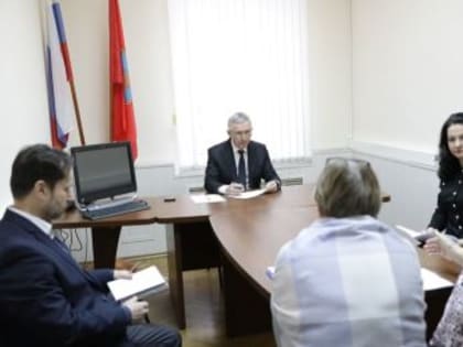 Председатель гордумы провел очередной прием граждан по личным вопросам