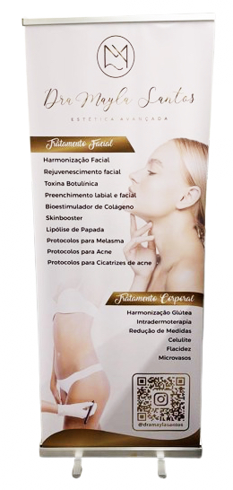 Porta Banner Roll-up 80x200cm