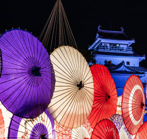 Aizu Decorated Candle Festival (JNTO)