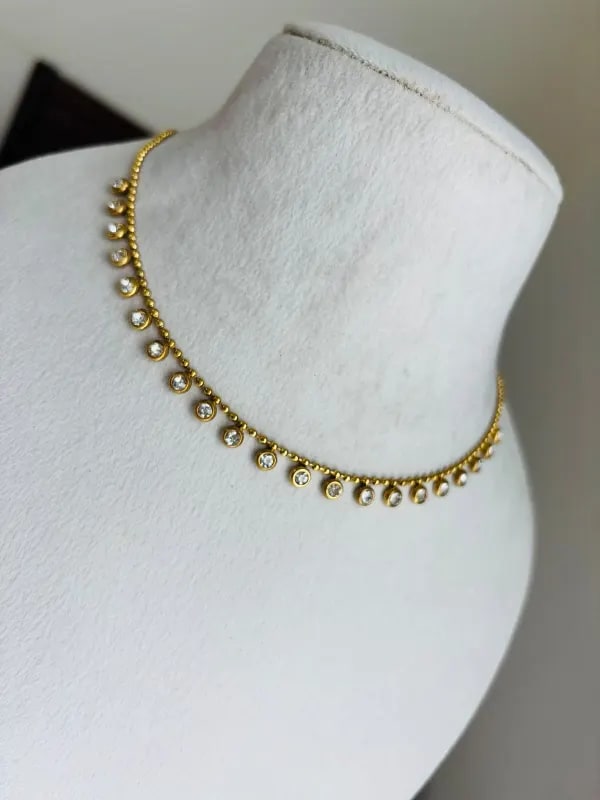 Crystal Charm Necklace thumbnail 2