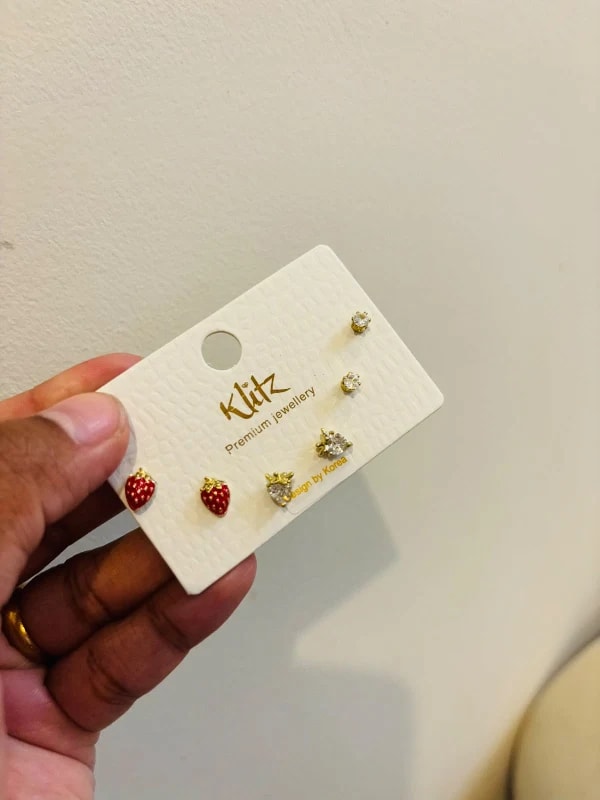 Earrings Combo Set of 3 Pairs thumbnail 2
