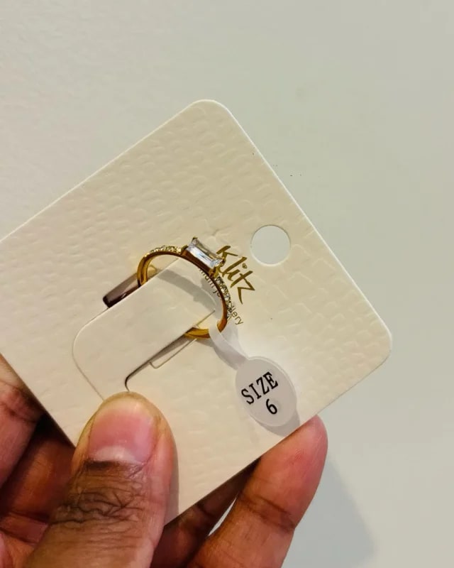 Anti Tarnished Ring - size 6 thumbnail 2