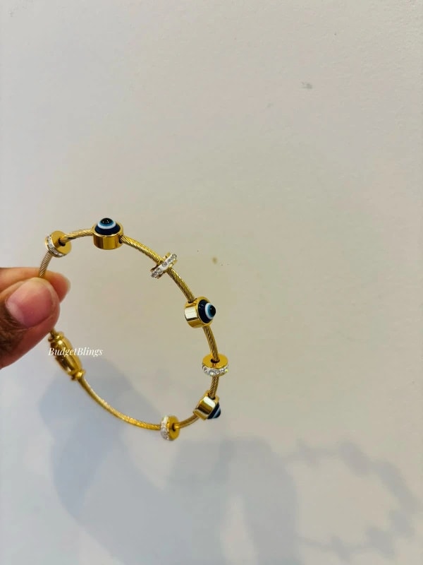 Evil eye Bangles bracelet thumbnail 2