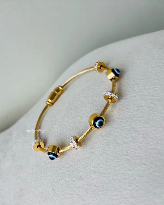 Evil eye Bangles bracelet thumbnail 3