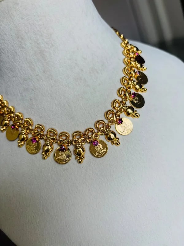 1gm gold covering kashi mala thumbnail 3