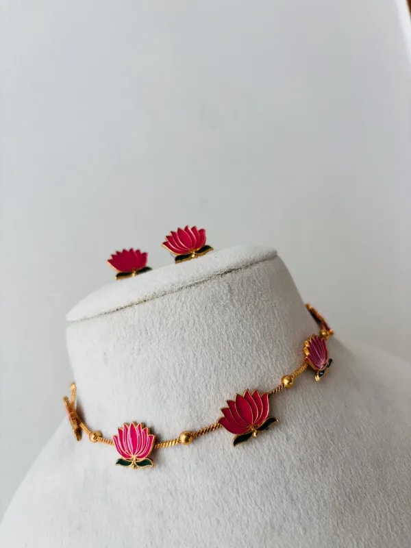 Lotus Necklace thumbnail 6