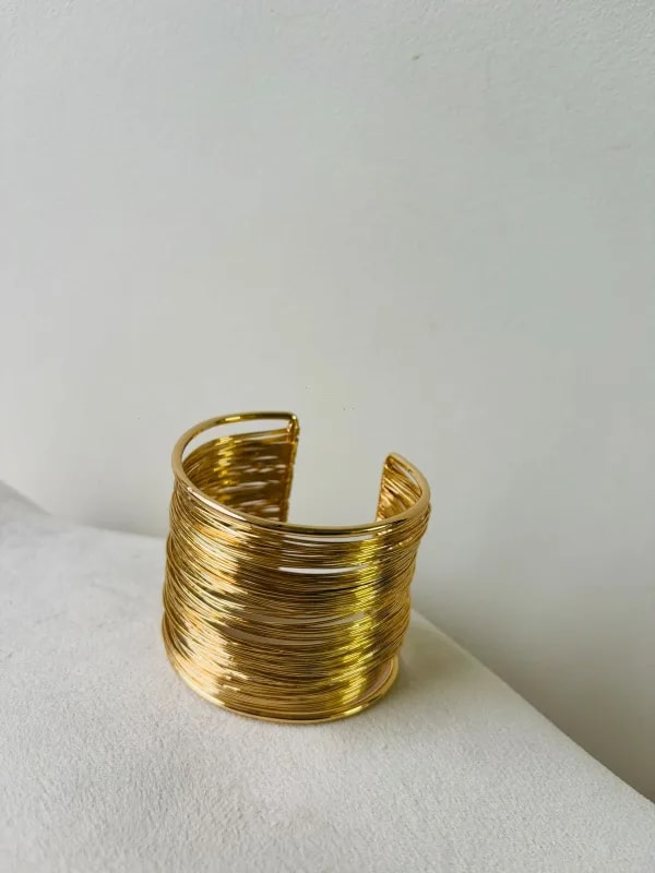Golden Ripple Cuff thumbnail 2
