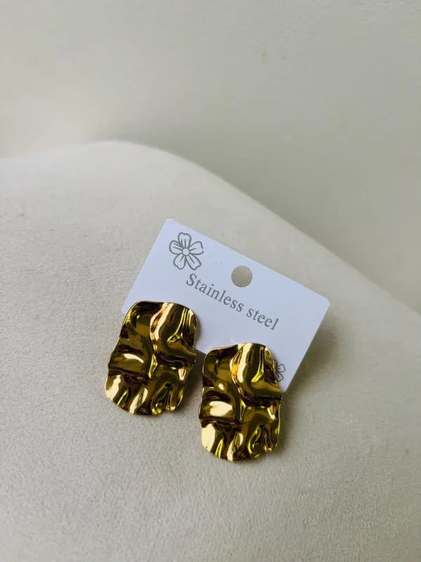Golden Ripple Studs thumbnail 2