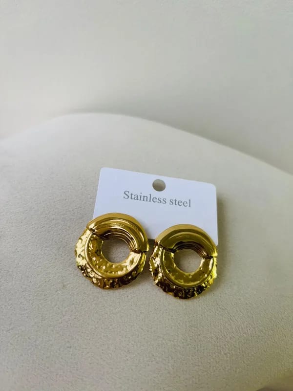 Donut Hoop Earrings thumbnail 2