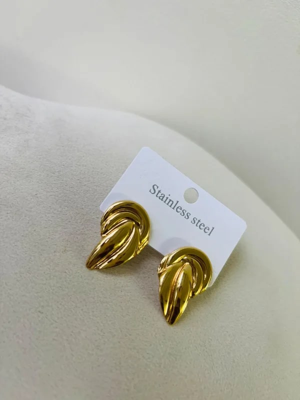 Leaf Statement Earrings thumbnail 3
