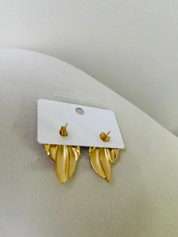 Leaf Statement Earrings thumbnail 2