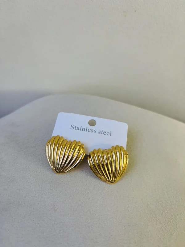Heart Statement Earrings