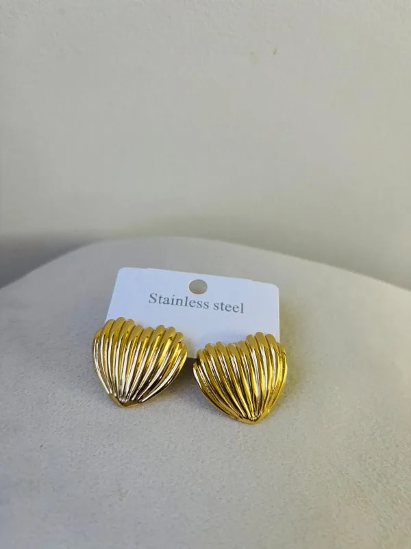 Heart Statement Earrings thumbnail 3