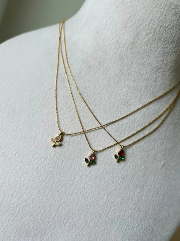 Trending Mini Tulip Pendant Necklace thumbnail 5