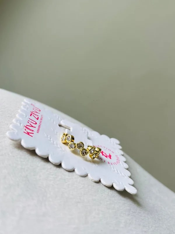 Elegant Crystal Halo Adjustable Ring thumbnail 3