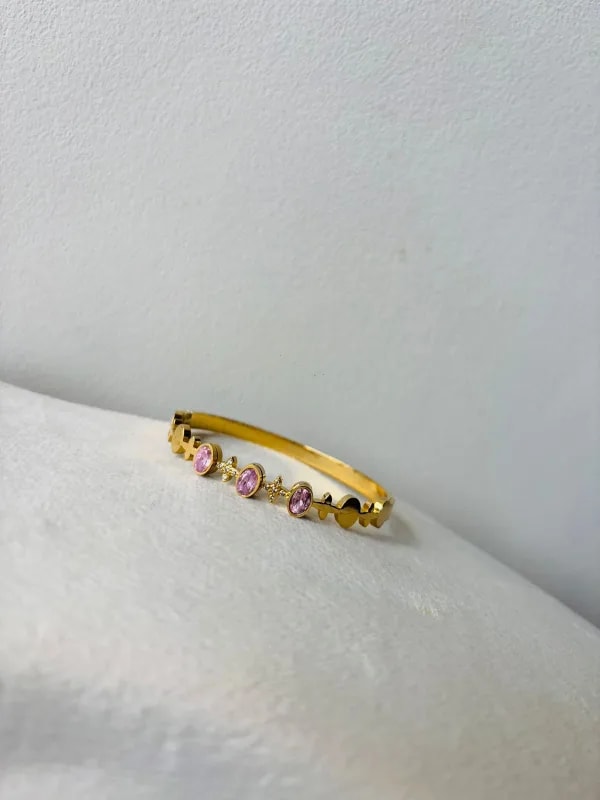 Gold Spark Bangle Baby Size thumbnail 4