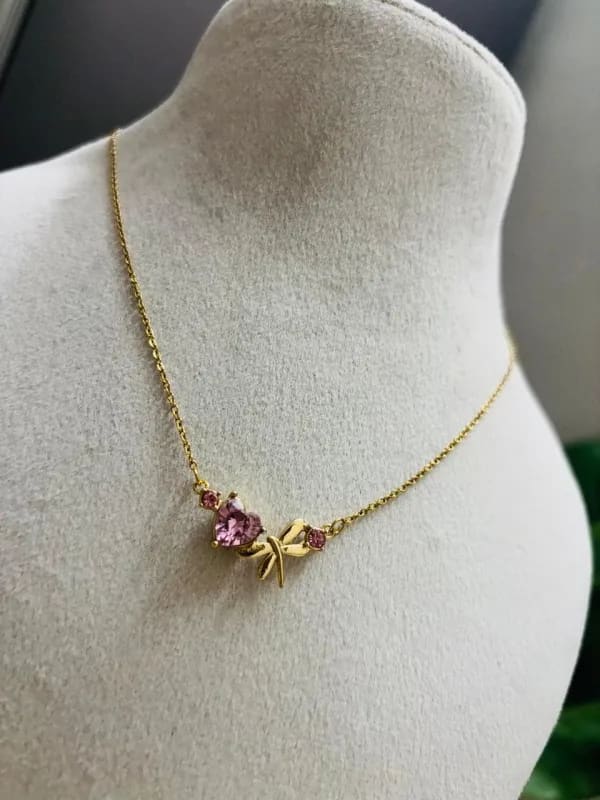 Butterfly Heart Necklace thumbnail 5