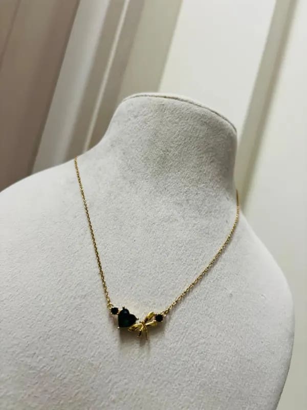 Butterfly Heart Necklace thumbnail 3
