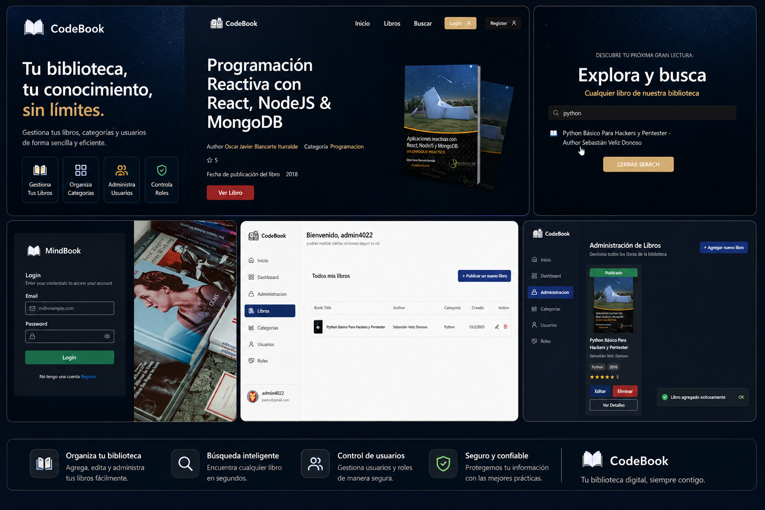 Vista previa de Libreria API