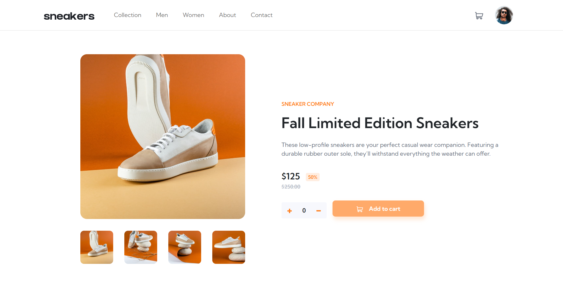 Ecommerce Product Page