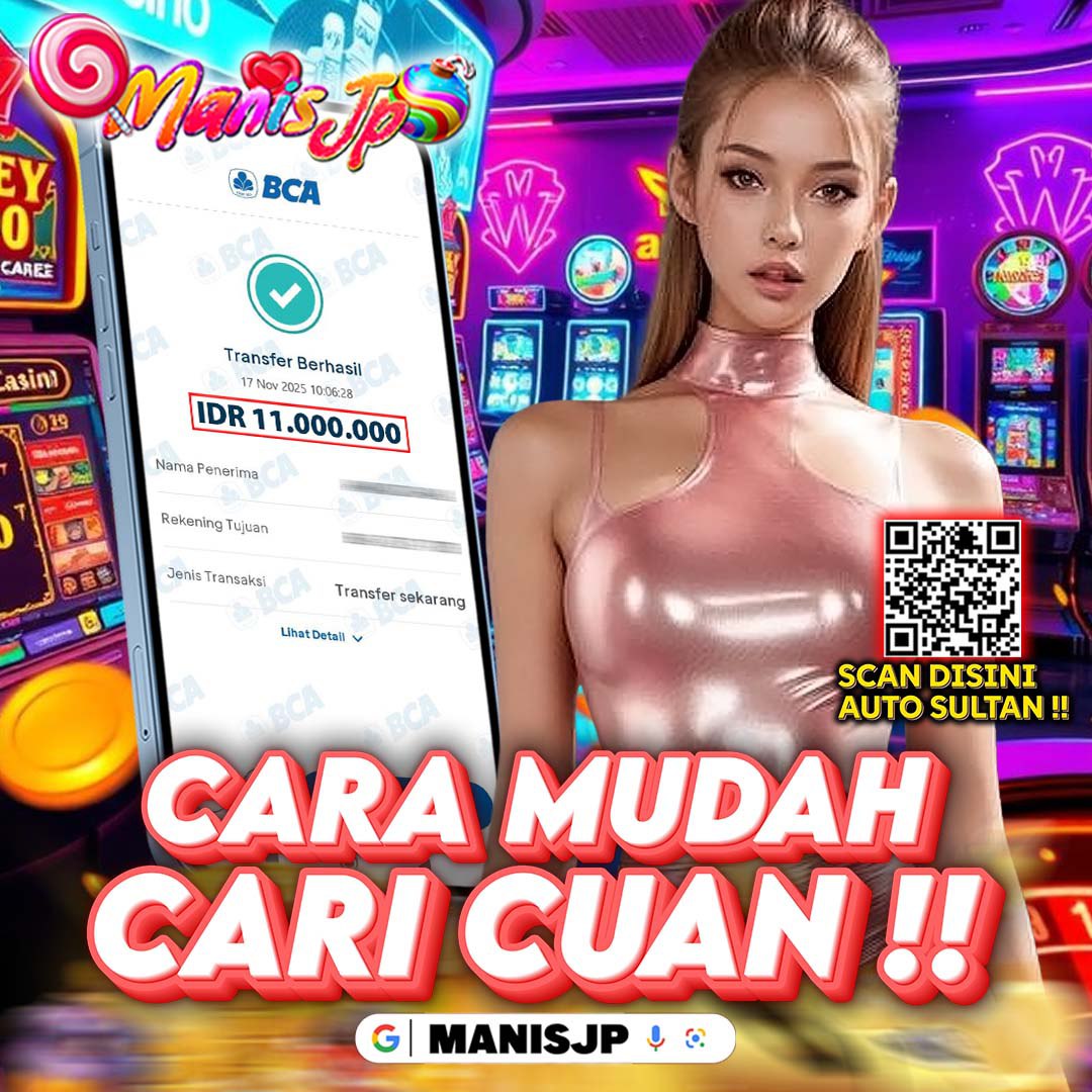 MANISJP: Link Deposit 5k , depo 5k Dengan Winrate Tinggi, Gacor Untuk Para Pemain Slot image 1
