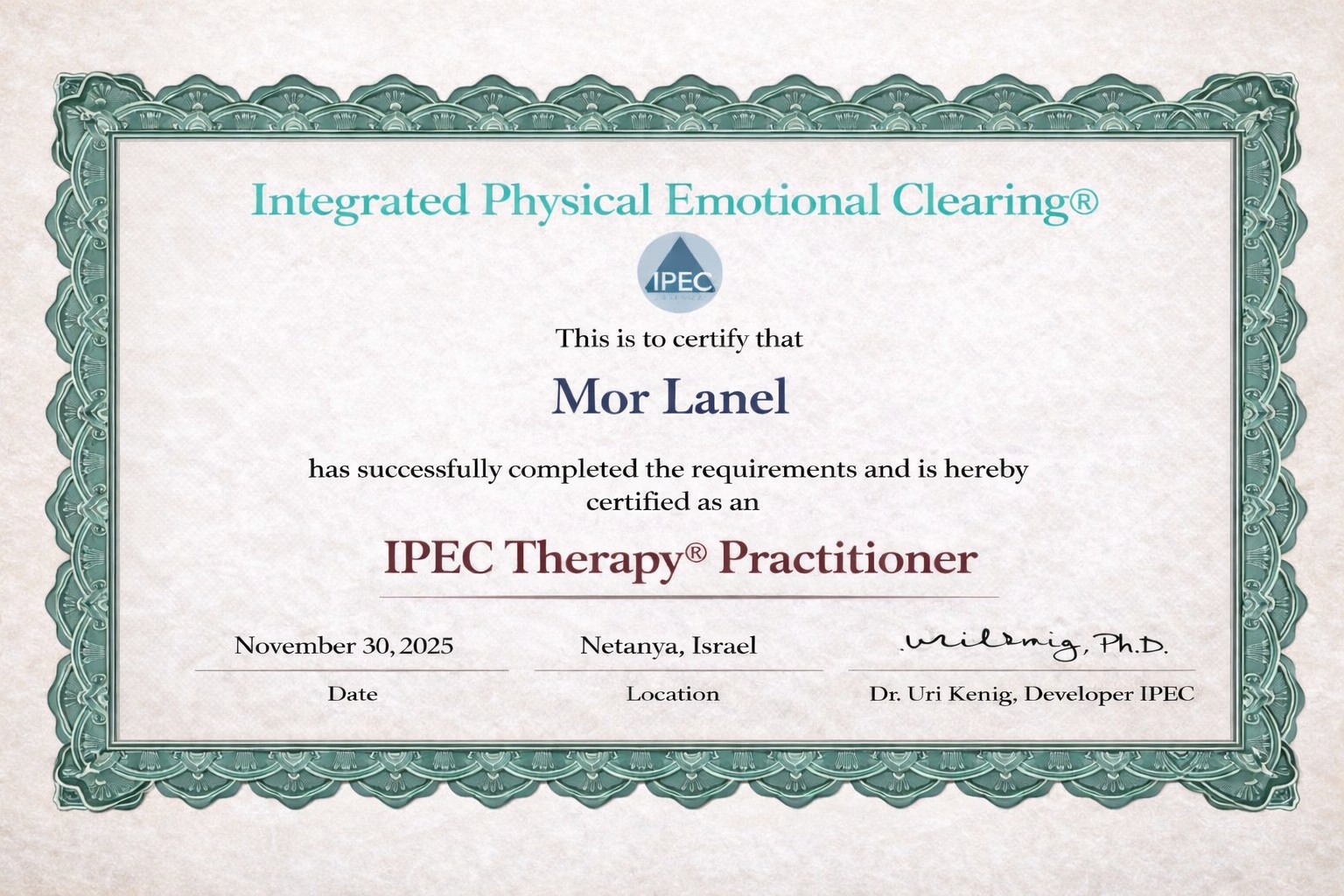 מור לנל מטפל IPEC image 5