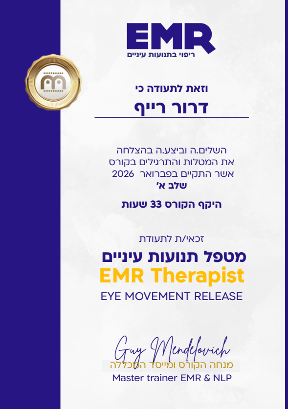 דרור רייף | EMR - טיפול רגשי - עבוד image 2