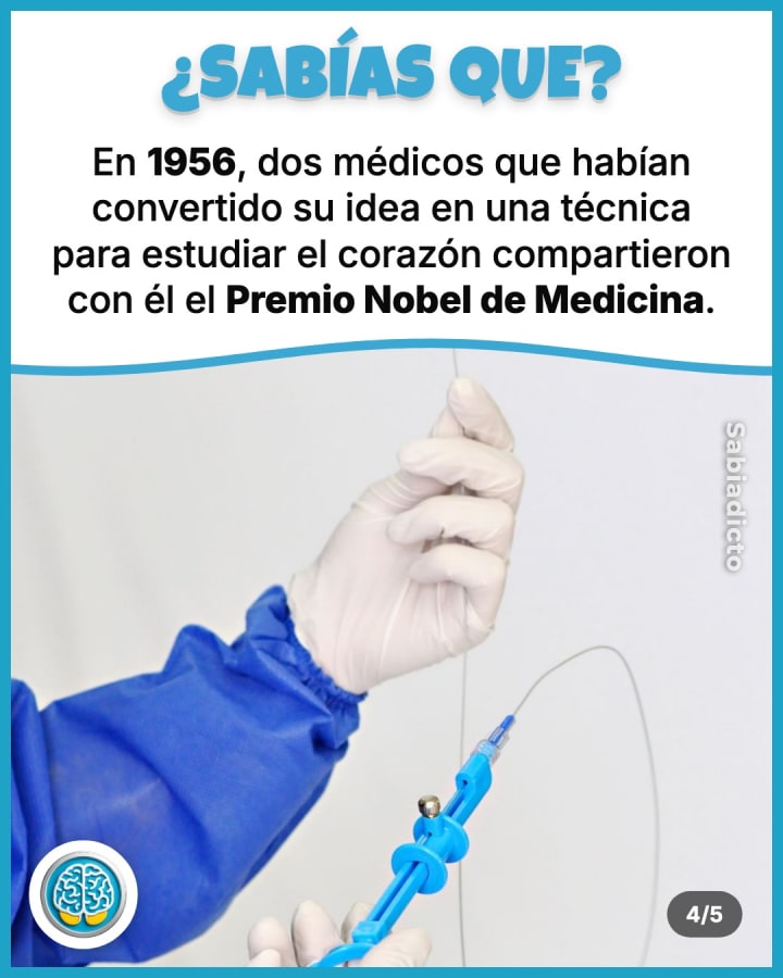 En 1956, dos médicos que habían convertido su idea en una técnica para estudiar el corazón compartieron con él el Premio Nobel de Medicina.
